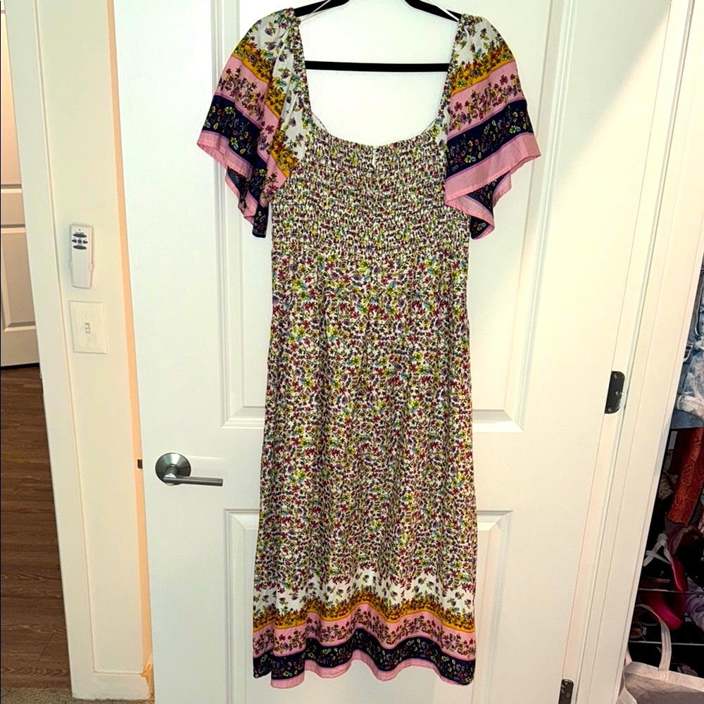 Lost + Wander Floral Midi NWT